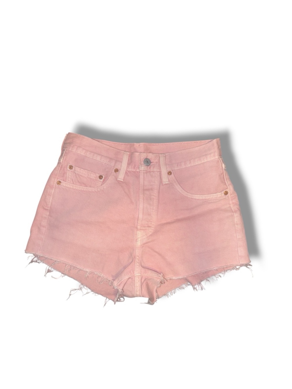 Levi's 501 Pink Denim Shorts